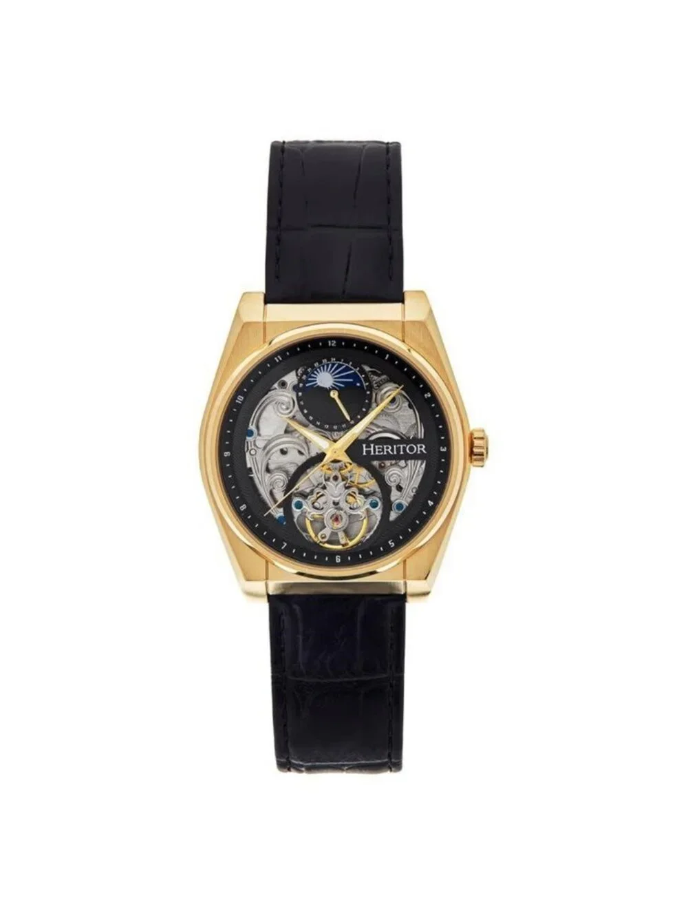 NWT Heritor Daxton Black Dial Men's Watch